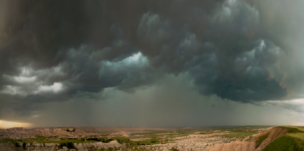 Squall line - Badlands National Park, South Dakota